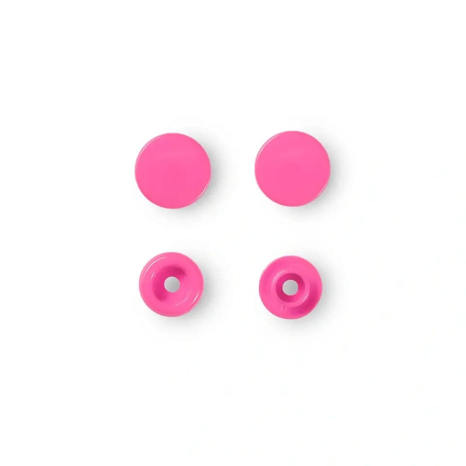 PRYM snap fasteners Ø12.4 mm 30 pcs-Barbie pink