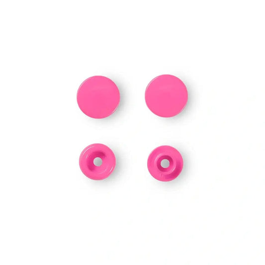 PRYM snap fasteners Ø12.4 mm 30 pcs-Barbie pink