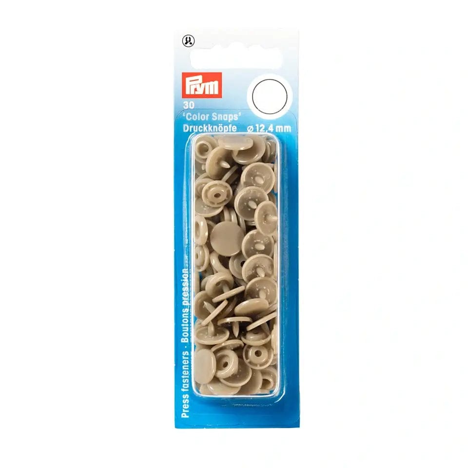 PRYM Snap fasteners Ø12.4 mm 30 pcs beige