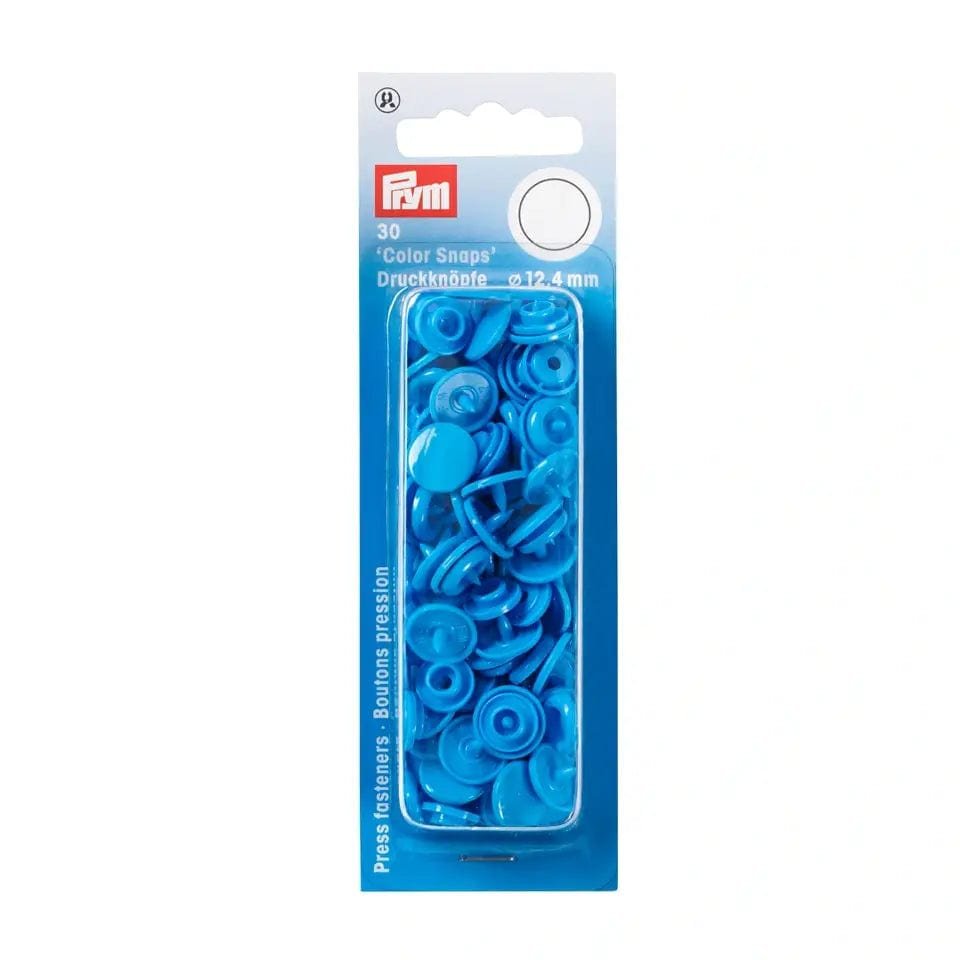 PRYM Snap Buttons Ø12.4 mm 30 pcs-sky blue