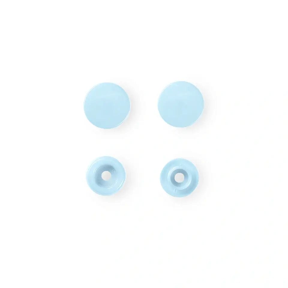 PRYM snap fasteners Ø12.4 mm 30 pcs, light blue
