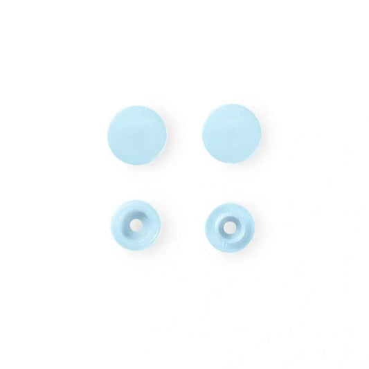 PRYM snap fasteners Ø12.4 mm 30 pcs, light blue