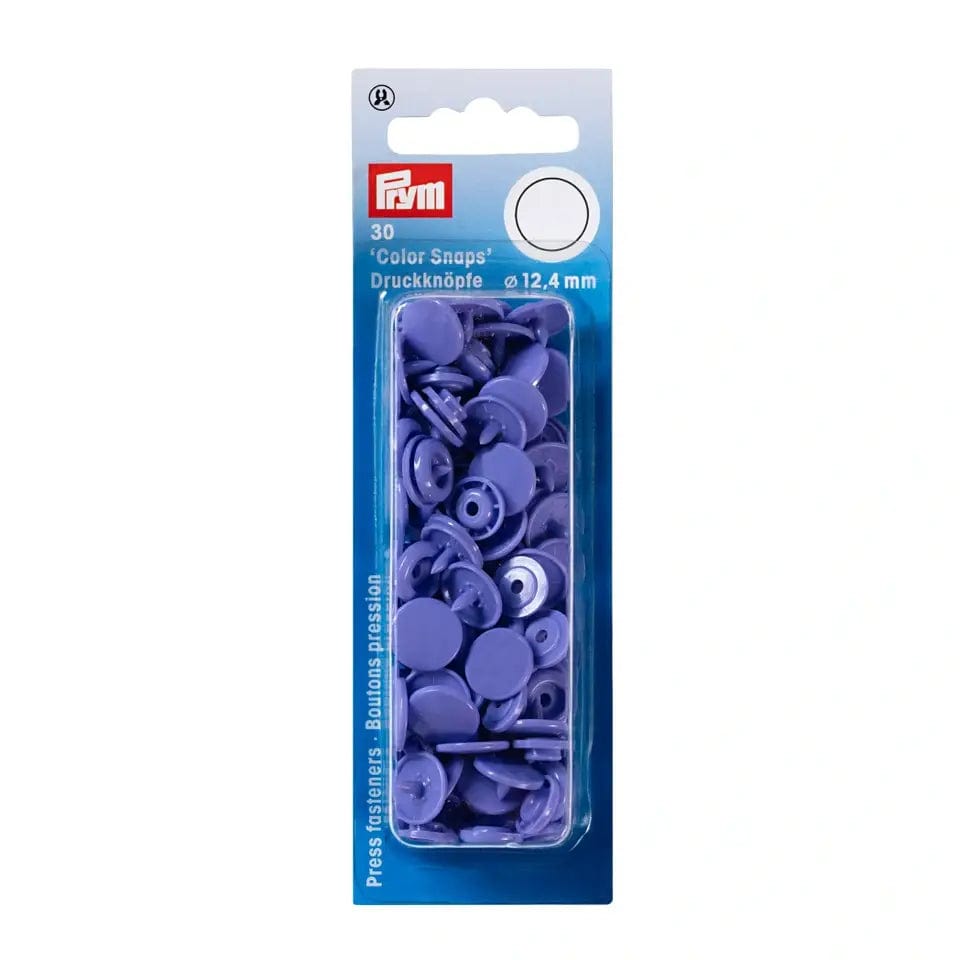 PRYM Snaps Ø12.4 mm 30 pcs-lilac