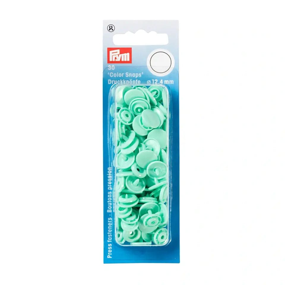 PRYM Snap Fasteners Ø12.4 mm 30 pcs Pastel Green