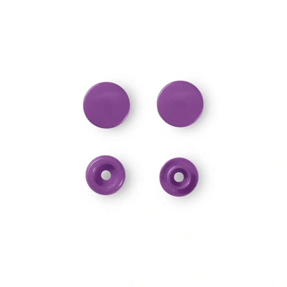 PRYM Snap buttons Ø12.4 mm, 30 pcs-purple