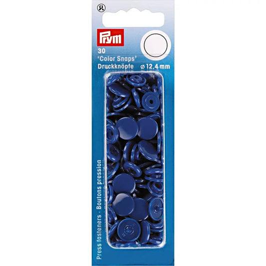 alt
PRYM Snap buttons Ø12.4 mm, 30 pcs - cornflower blue