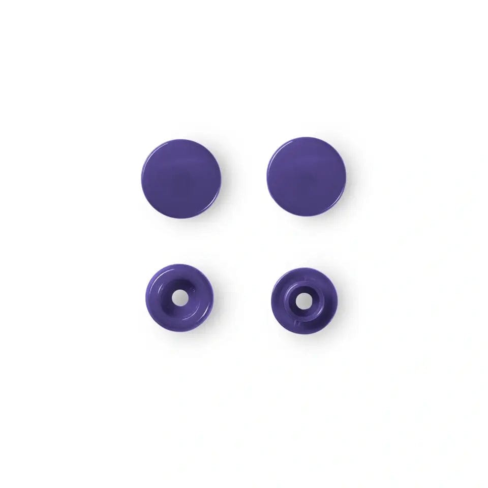 PRYM Snap Fasteners Ø12.4 mm 30 pcs-dark purple