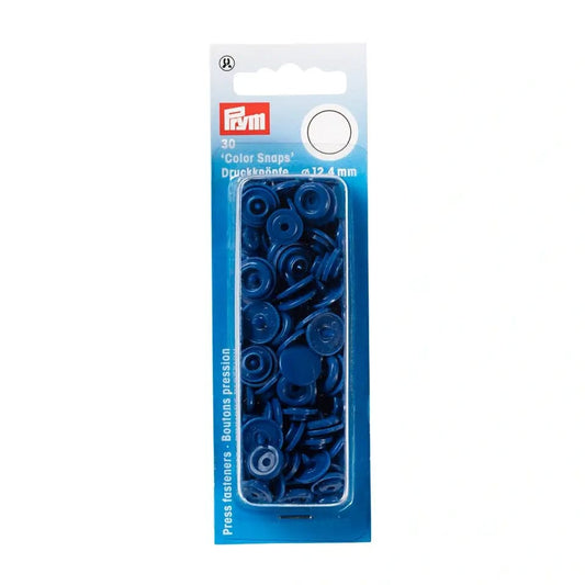 PRYM Snaps Ø12.4 mm 30 pcs dark blue