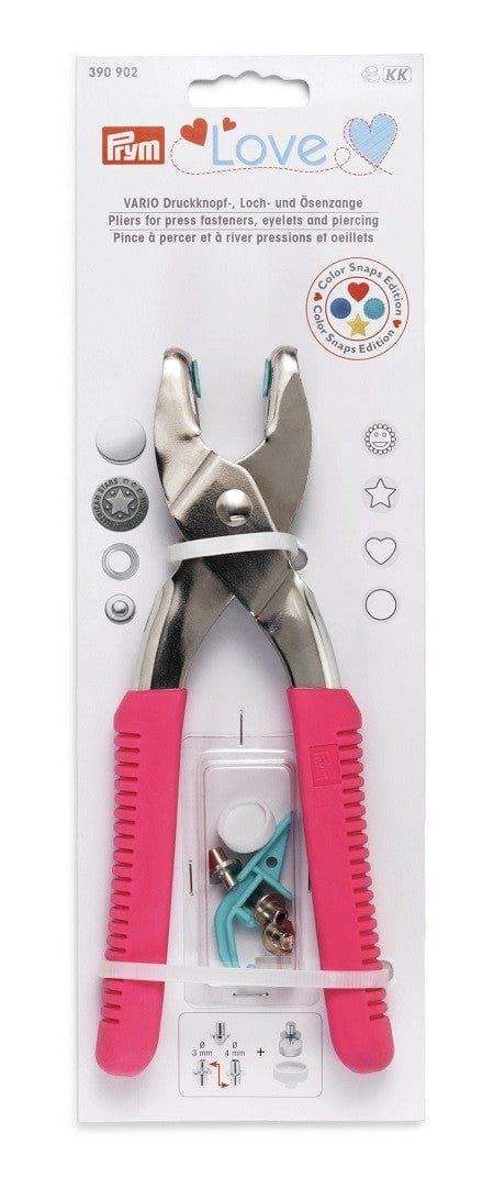 PRYM snap fastener pliers - pink