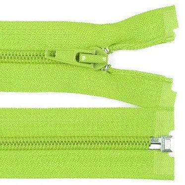 Zip opening - bright green