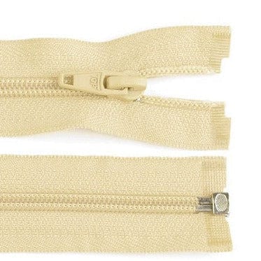 Zipper opening - creamy white