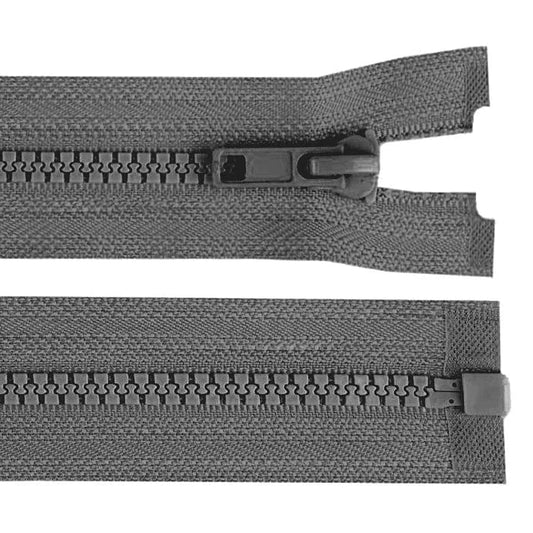 Zipper-opening tractor, steel gray