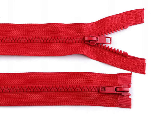 Two-way zipper tractor-red