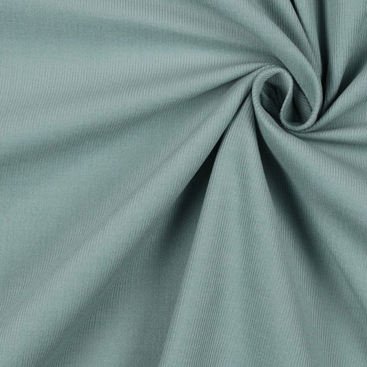 fine cotton velvet in mint, 145 g/m²