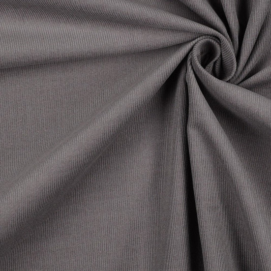 Fine Cotton Corduroy - Grey 145 g/m²