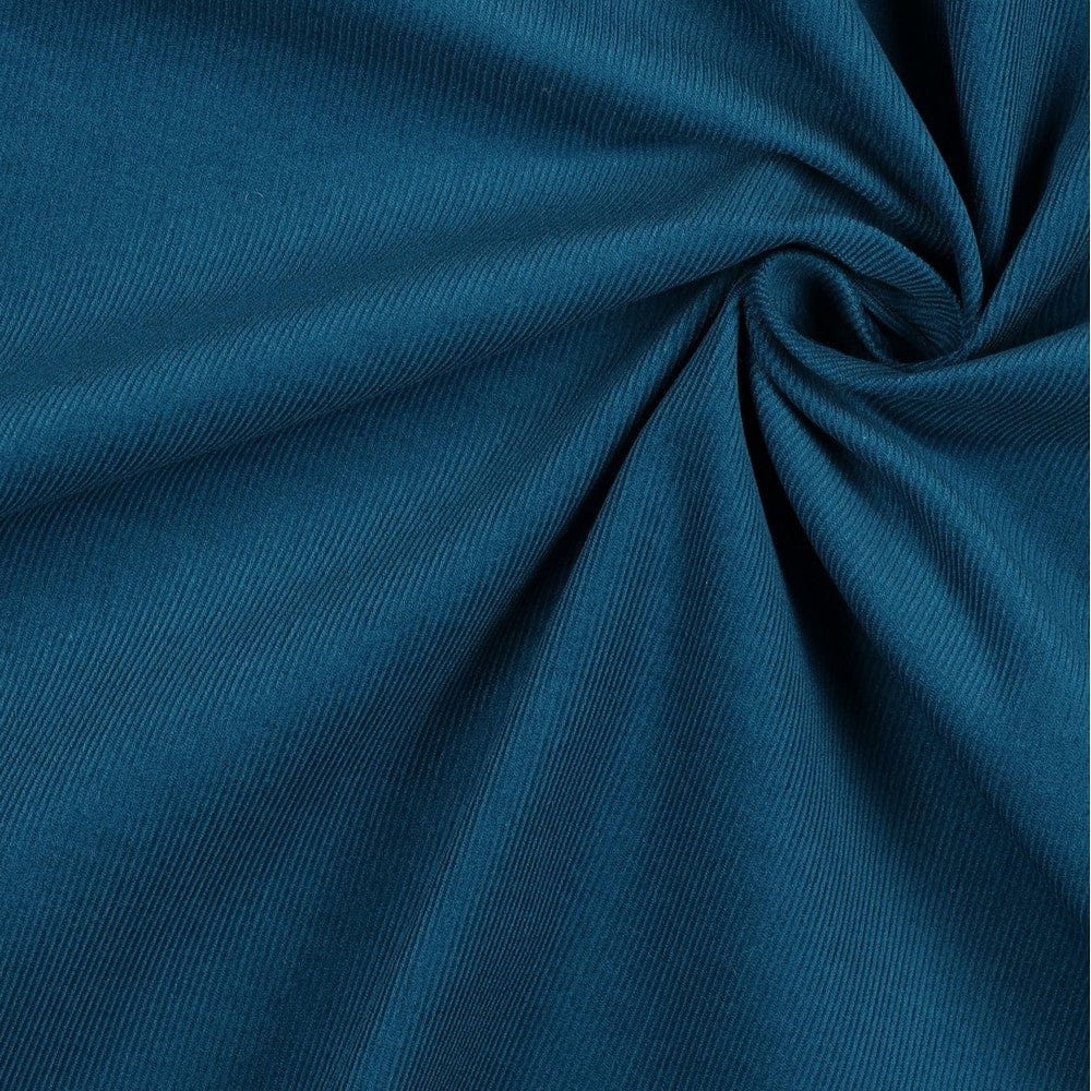 Fine Cotton Corduroy - Petrol 145 g/m²