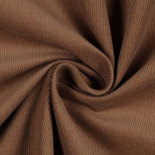 Fine cotton corduroy, nut tone 145 g/m²