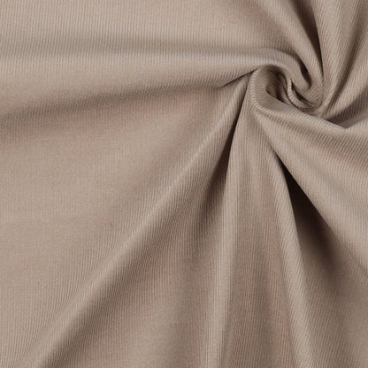 Fine cotton corduroy, sand 145 g/m²