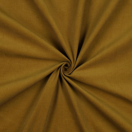 Fine cotton corduroy, greenish brown 145 g/m²