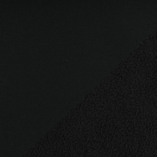 Black softshell fabric 300 g/m²