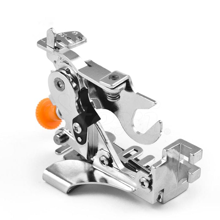 Sewing machine presser foot for pleating