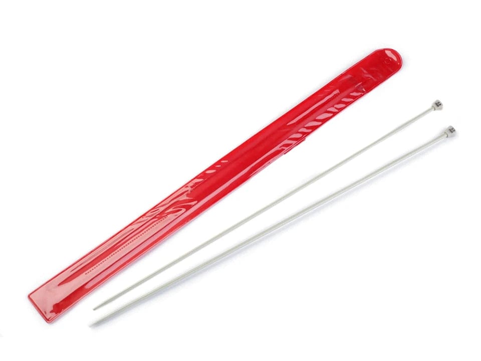 Straight knitting needles - aluminum 35 cm 3,5 mm