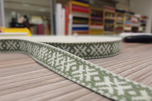 Folk ribbon, sash 19mm-gray-LV