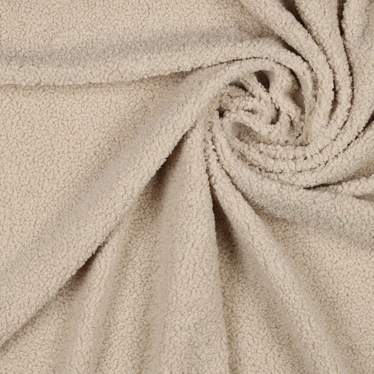 Teddy fabric-beige 270 g/m²