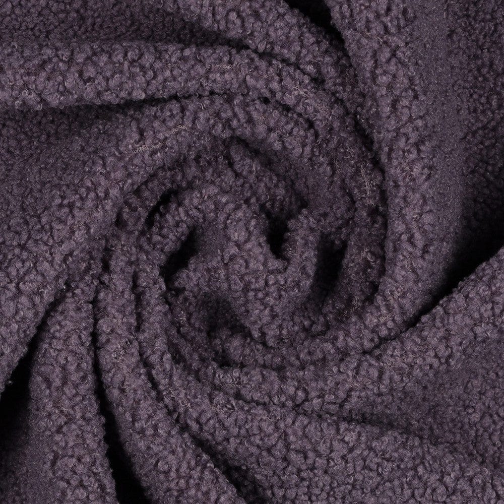 Teddy fabric lilac 270 g/m²