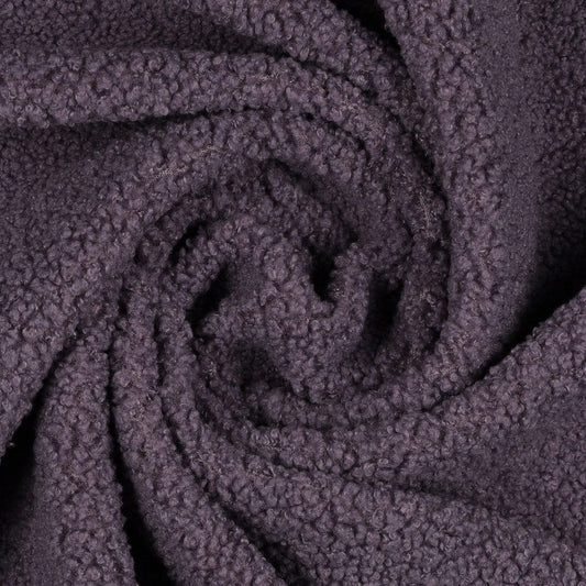 Teddy fabric lilac 270 g/m²