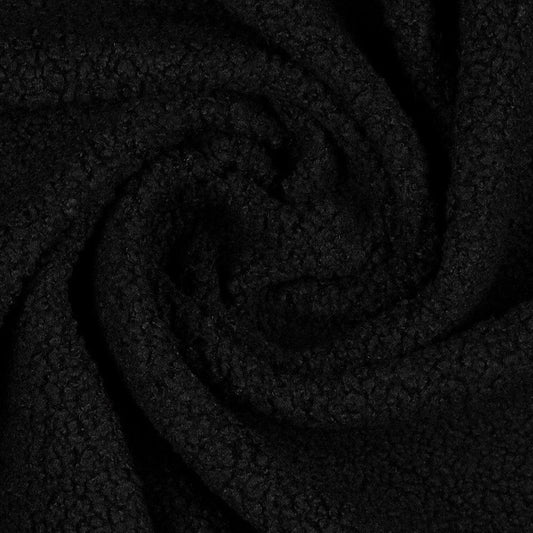 Teddy fabric-black 270 g/m²