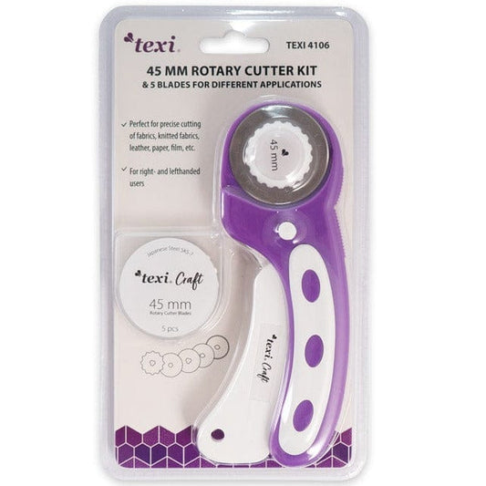 TEXI Disc cutter | Rotary cutter - 45 mm with spare blades