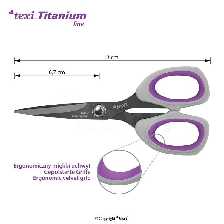 alt
TEXI TITANIUM Fabric scissors set (13 cm) and (21 cm)