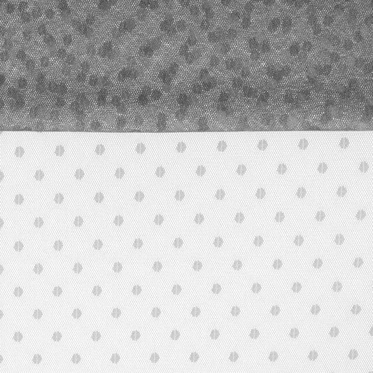 Gray with dots
