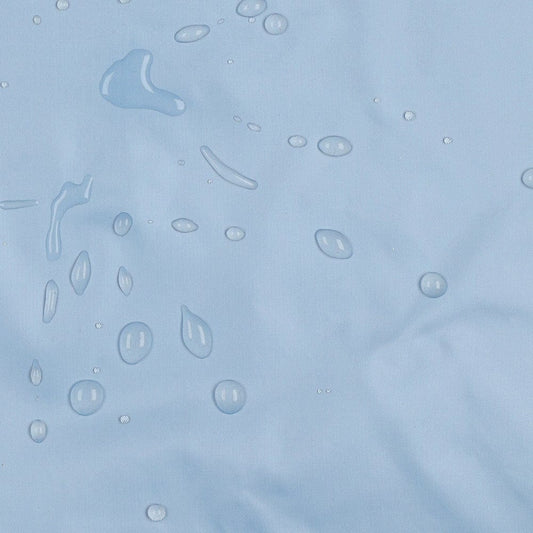 Waterproof raincoat fabric-sky blue 70 g/m²