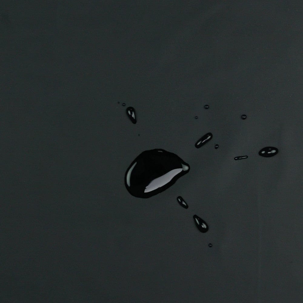 Waterproof raincoat fabric - black 70 g/m²