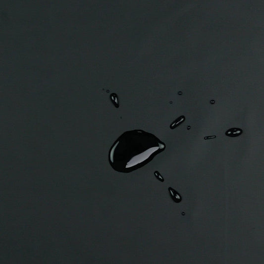 Waterproof raincoat fabric - black 70 g/m²