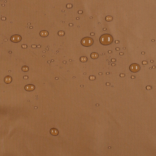 Waterproof raincoat fabric - walnut brown 70 g/m²