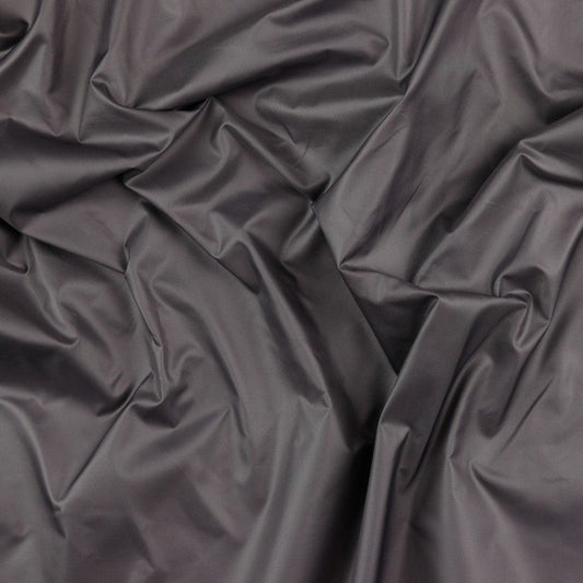 Waterproof raincoat fabric - dark gray 70 g/m²