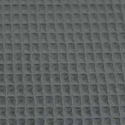Waffle fabric - smoky green 230 g/m²