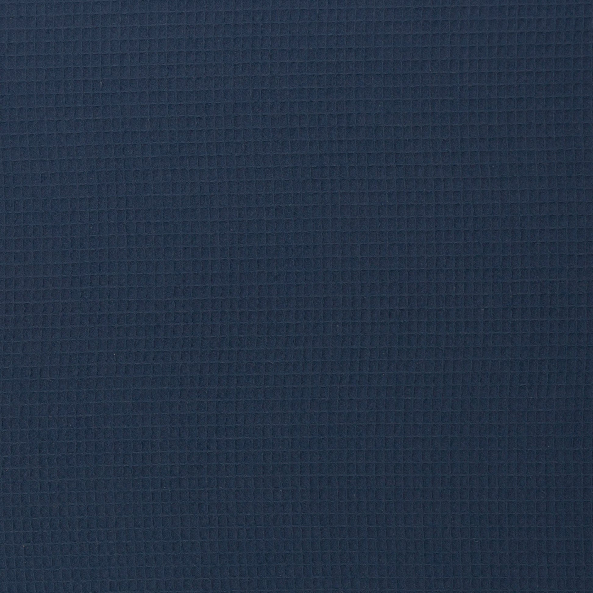 Waffle fabric-denim blue 230 g/m²