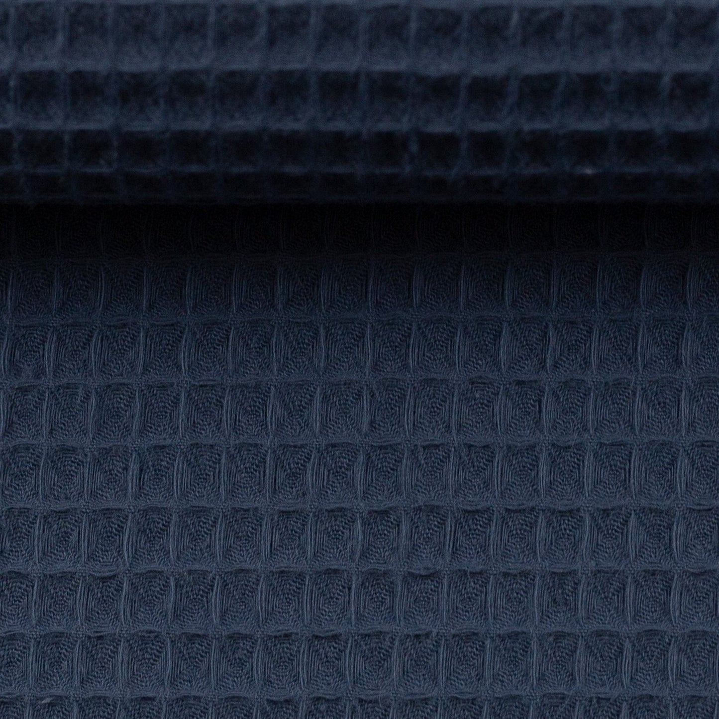 Waffle fabric-denim blue 230 g/m²