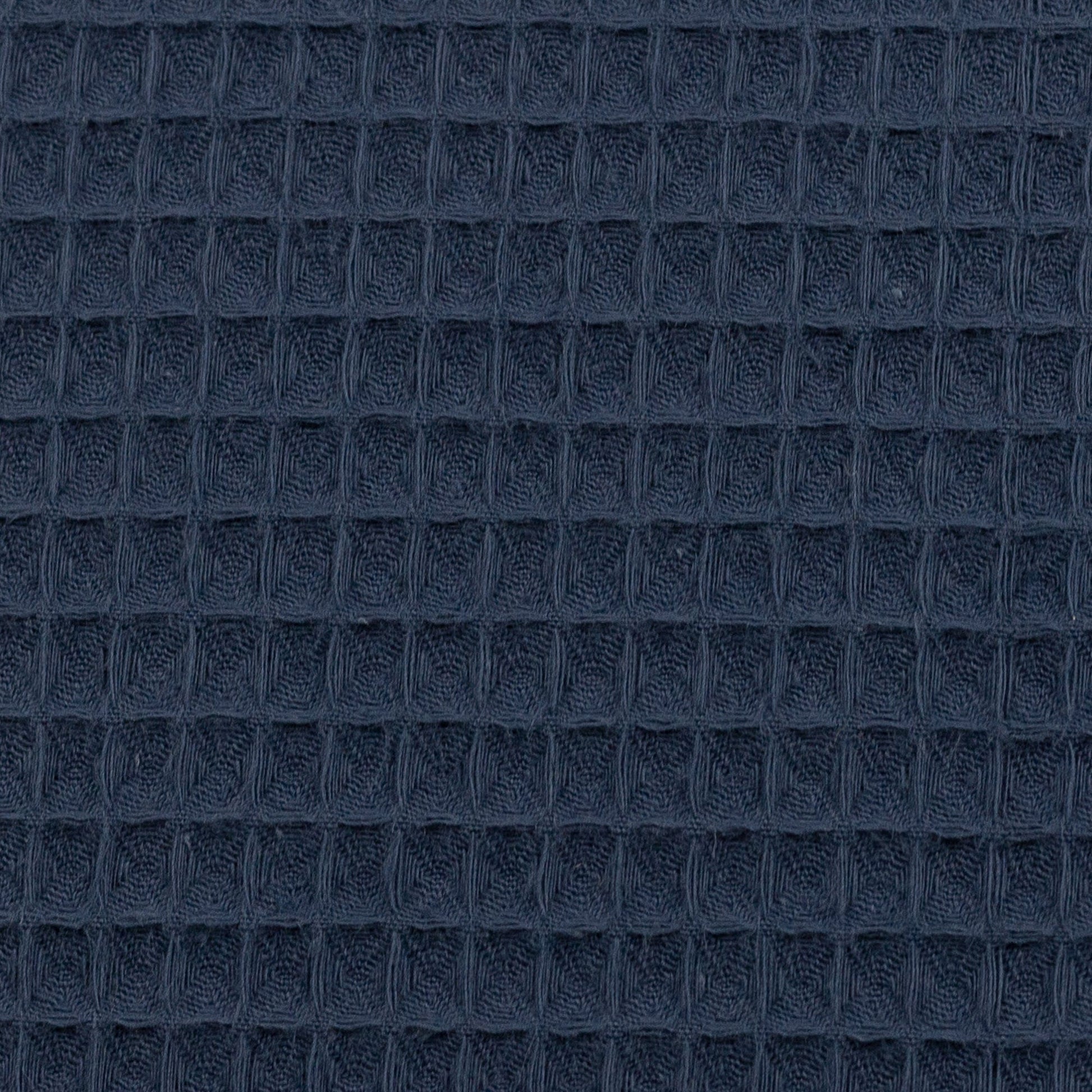 Waffle fabric denim blue 230 g/m²