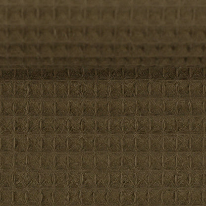 waffle fabric-khaki 230 g/m²