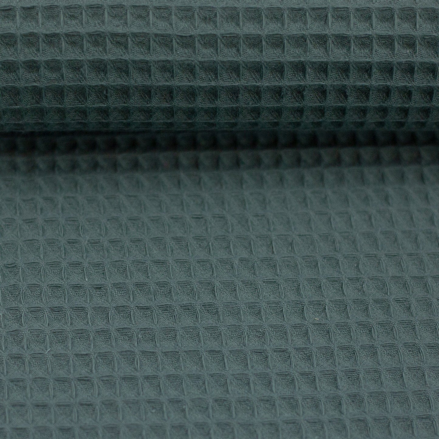 Waffle fabric, dark gray-green 230 g/m²