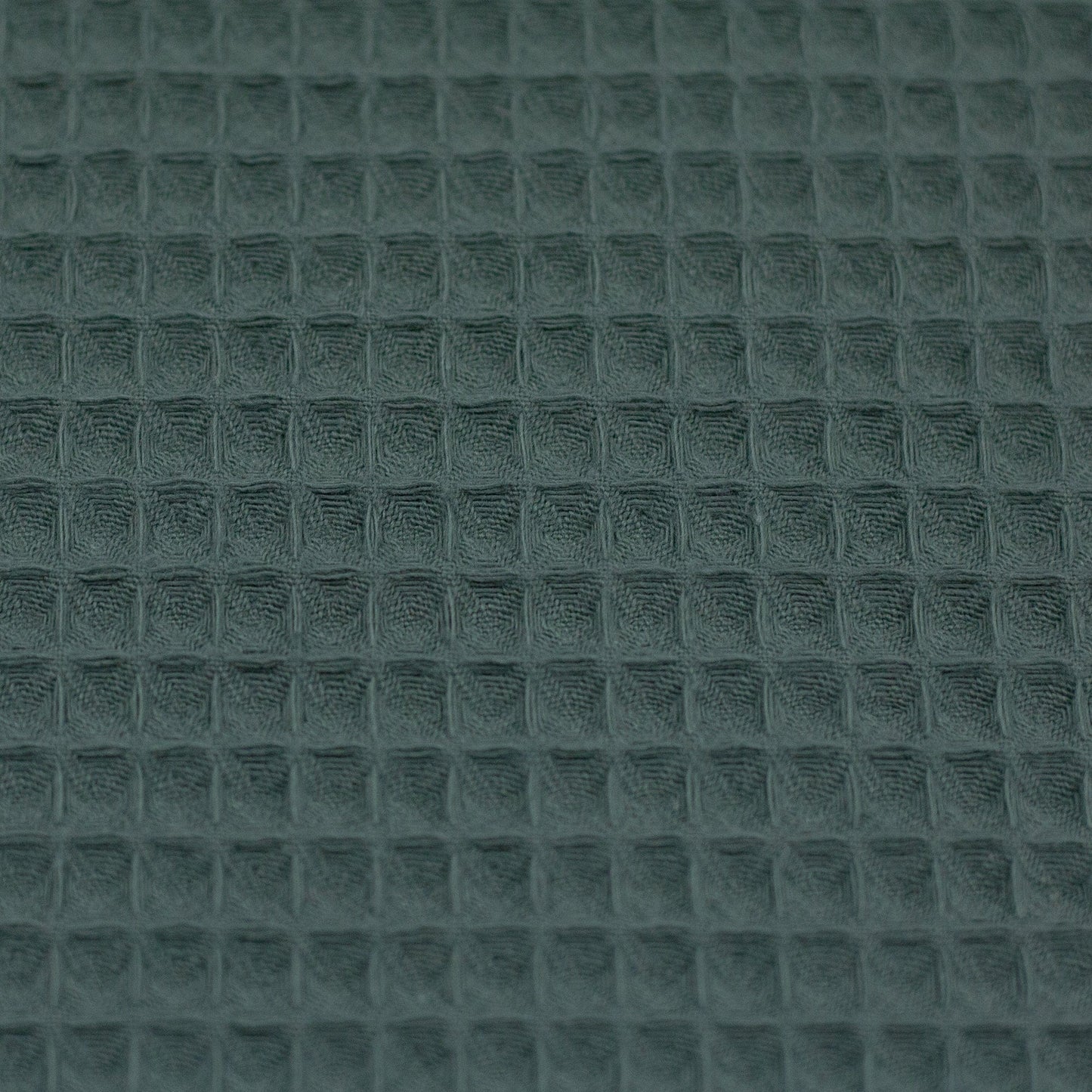 Waffle fabric, dark grey-green 230 g/m²