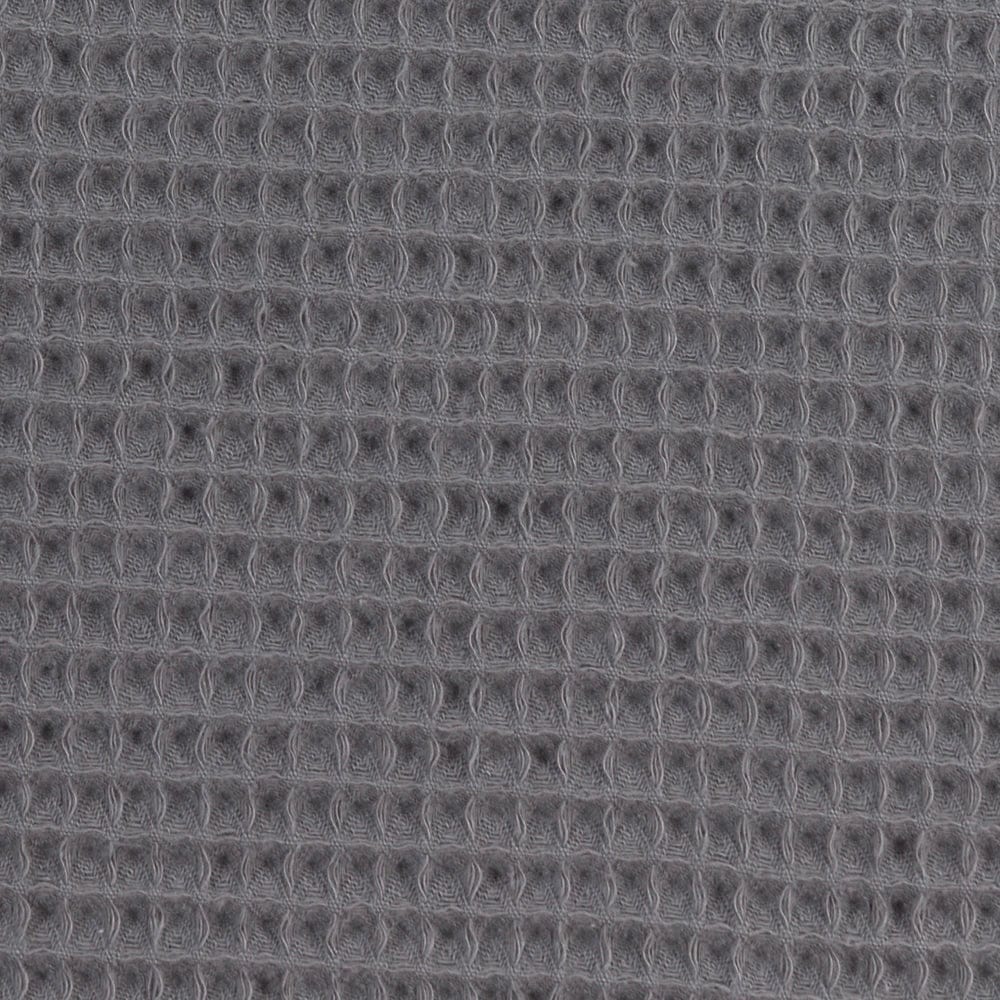 Waffle fabric-dark grey 230 g/m²