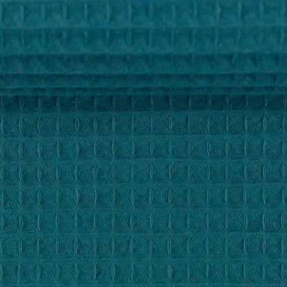 Waffle fabric - teal (Teal) 230 g/m²