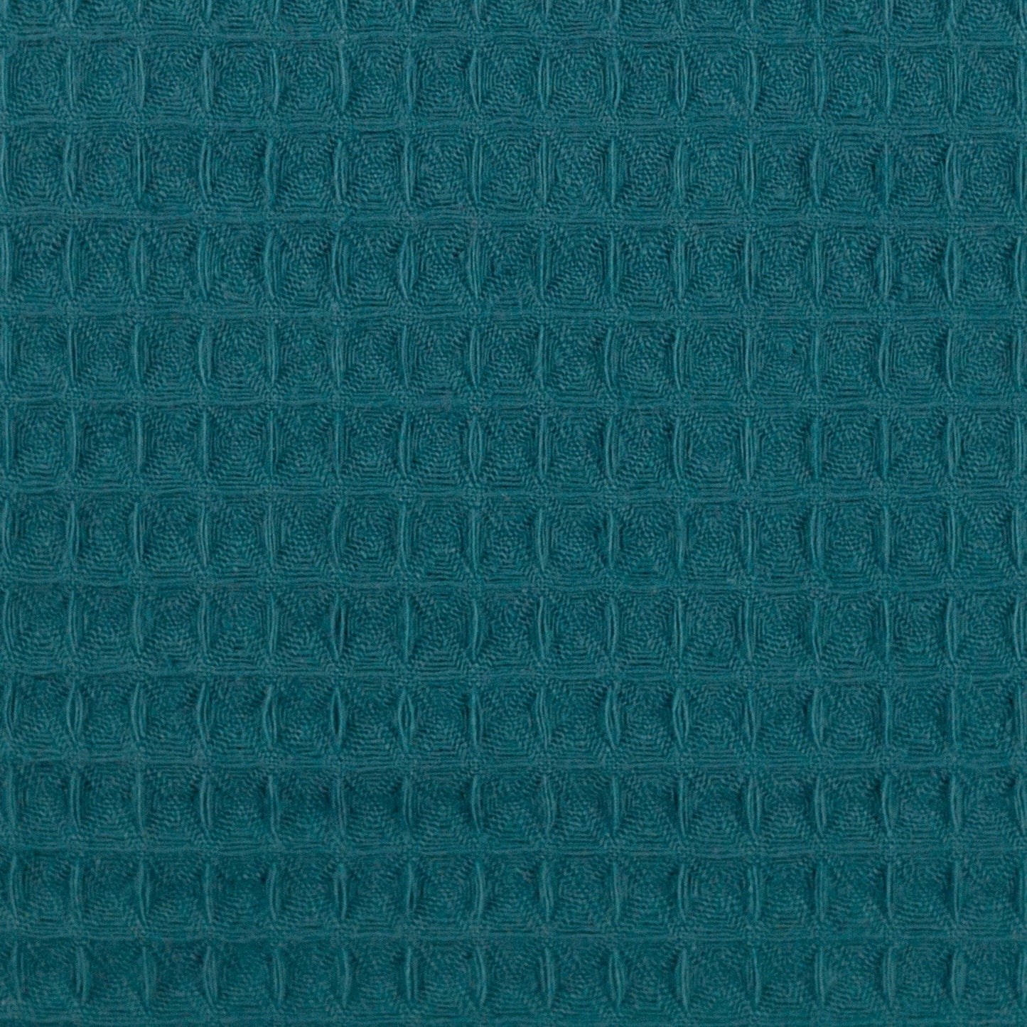 Waffle fabric-teal (Teal) 230 g/m²