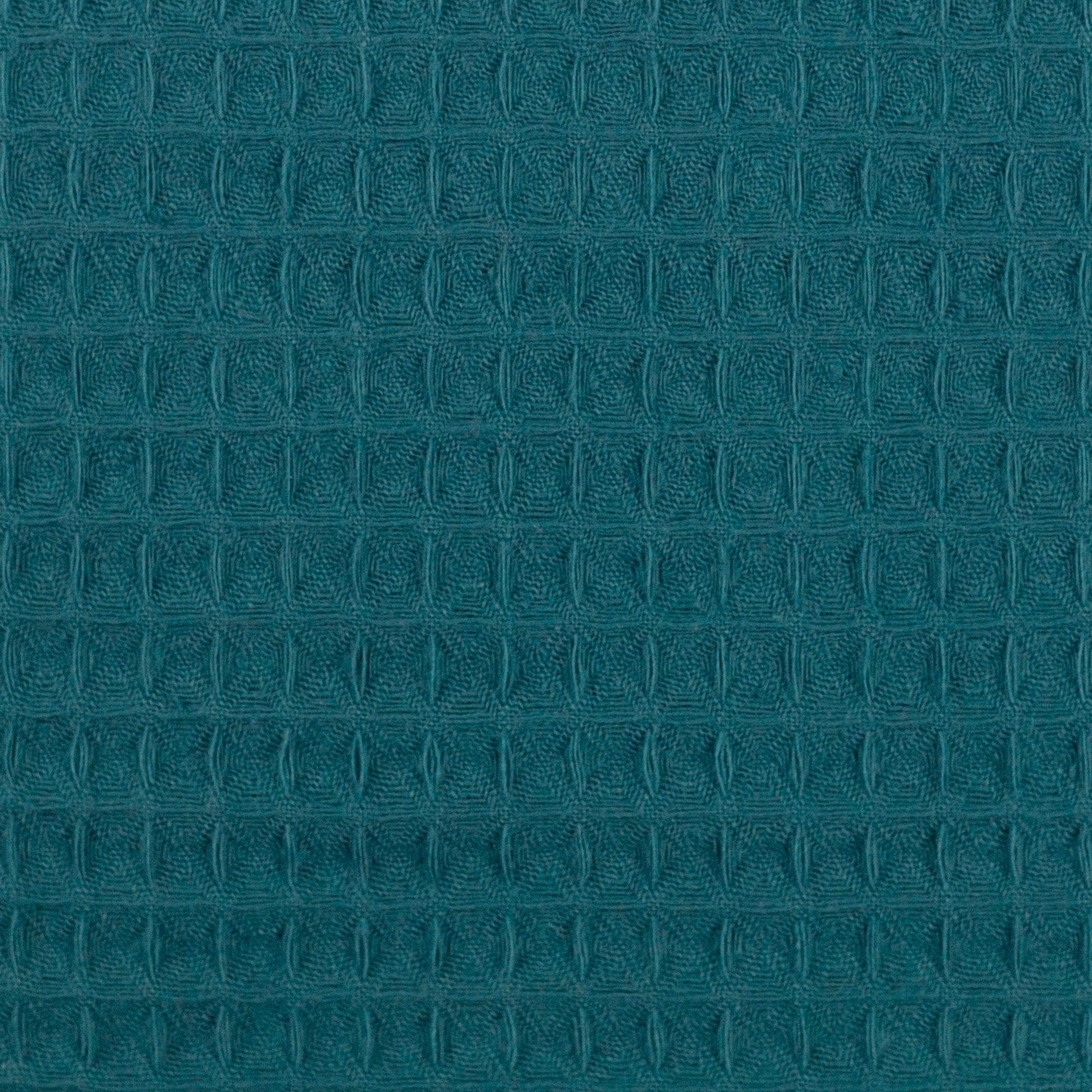 Waffle fabric-teal (Teal) 230 g/m²